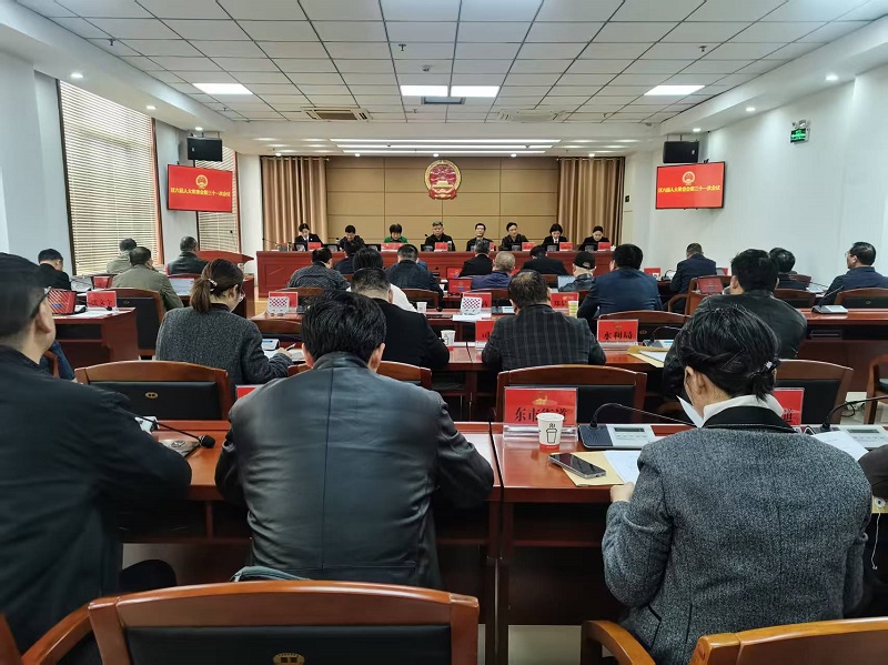 区六届人大常委会召开第三十一次会议